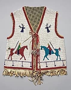 Beaded Child's Vest by Unknown Artist