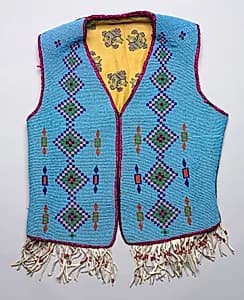 Beaded Vest by Unknown Artist