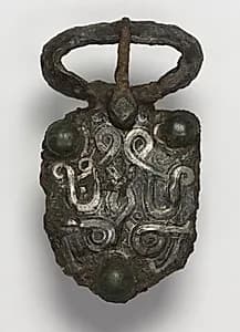 Belt Buckle and Tab by Unknown Artist