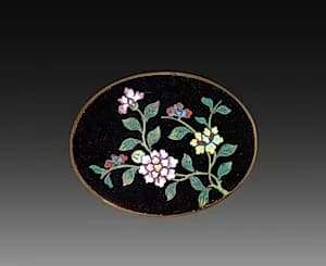 Belt Buckle with Flowers by Unknown Artist