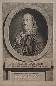 Benjamin Franklin by Justus Chevillet (French, 1729–1802)