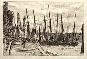 Billingsgate by James McNeill Whistler (American, 1834–1903)