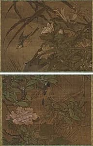 Birds and Flowers by Sesshū Tōyō (Japanese, 1420–1506)