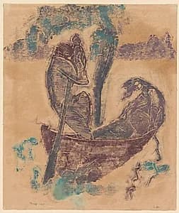Boating by Ellen Thesleff (Finnish, 1869–1954)