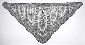 Bobbin Lace (Chantilly) Shawl by Unknown Artist