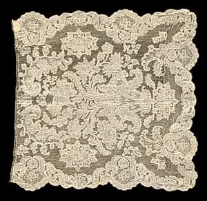 Bobbin Lace Jabot by Unknown Artist