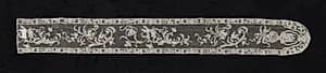 Bobbin Lace Lappet by Unknown Artist