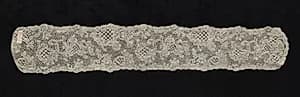Bobbin Lace Lappet by Unknown Artist