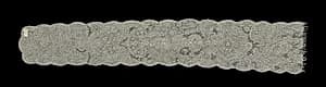 Bobbin Lace Lappet by Unknown Artist