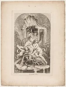Book of Fountains:  No. 2 by Gabriel Huquier (French, 1695–1772)