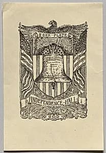 Bookplate:  Independence Hall by Horace T. Carpenter (American, 1857–1947)
