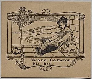 Bookplate: Ward Cameron by Unknown Artist