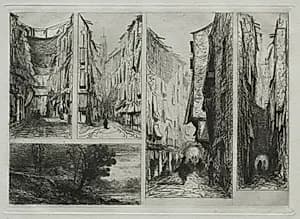 Bordeaux by Maxime Lalanne (French, 1827–1886)