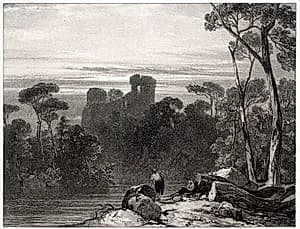 Bothwell Castle by Richard Parkes Bonington (British, 1802–1828)