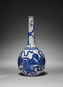 Bottle Vase by Unknown Artist