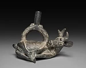Bound Deer Effigy Vessel by Unknown Artist