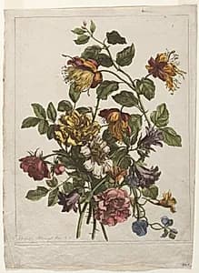 Bouquet by Jean-Baptiste I Monnoyer (French, c. 1636–1699)