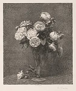 Bouquet of Roses by Henri Fantin-Latour (French, 1836–1904)