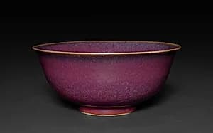 Bowl: Jun ware by Unknown Artist