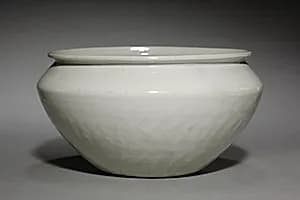 Bowl:  Southern White Ware by Unknown Artist