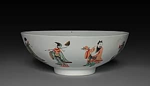 Bowl with Eight Immortals by Unknown Artist