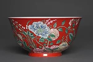 Bowl with Flowering Plants by Unknown Artist