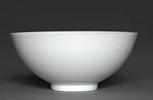 Bowl with Orchids by Unknown Artist