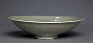 Bowl with Peonies by Unknown Artist