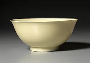 Bowl with Yellow Glaze by Unknown Artist