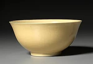 Bowl with Yellow Glaze by Unknown Artist