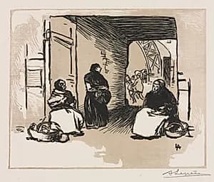Bread-Sellers  by Auguste Louis Lepère (French, 1849–1918)