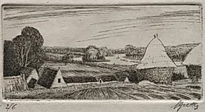 Brebant Farm by Pierre Louis Gatier (French, 1878–1944)