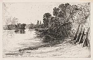 Brentford Ferry by Francis Seymour Haden (British, 1818–1910)