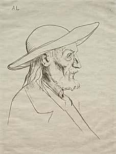 Breton Peasant by Alphonse Legros (French, 1837–1911)