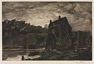 Bridgenorth by Frank Short (British, 1857–1945)