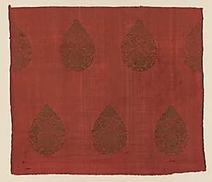 Brocade with Lotus Flowers by Unknown Artist