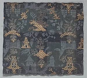 Brocaded Damask by Unknown Artist