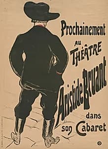 Bruant au Mirliton by Henri de Toulouse-Lautrec (French, 1864–1901)