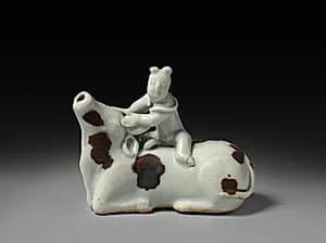 Buffalo with Rider by Unknown Artist