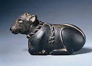 Bull Calf Polemount by Unknown Artist