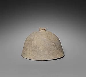 Burial Urn with Cover (lid) by Unknown Artist