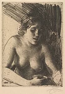 Bust by Anders Zorn (Swedish, 1860–1920)