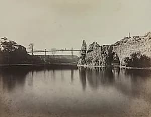 Buttes Chaumont, Paris by Charles Soulier (French, 1840–1875)
