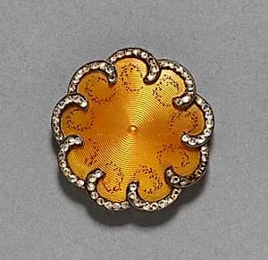 Button by Peter Carl Fabergé (Russian, 1846–1920)