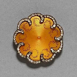 Button by Peter Carl Fabergé (Russian, 1846–1920)