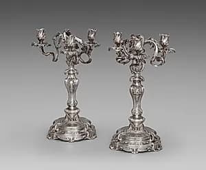 Candelabrum Pair  by François Thomas Germain (French, 1726–1791)