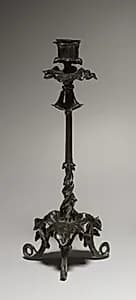 Candlestick by Antoine-Louis Barye (French, 1796–1875)