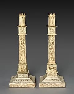 Candlestick Pair by Unknown Artist