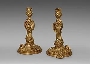 Candlesticks by Juste-Aurèle Meissonnier (French, 1695–1750)