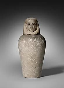 Canopic Jar with Lid by Unknown Artist